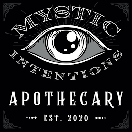 MYSTIC INTENTIONS APOTHECARY EST. 2020 logo