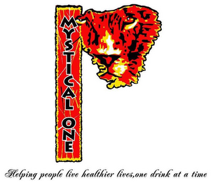 MYSTICAL ONE HELPING PEOPLE LIVE HEALTHIER LIVES, ONE DRINK AT A TIME logo