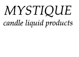 MYSTIQUE CANDLE LIQUID PRODUCTS logo