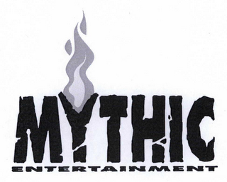 MYTHIC ENTERTAINMENT logo