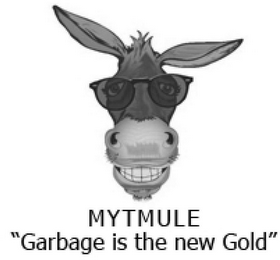 MYTMULE "GARBAGE IS THE NEW GOLD" logo