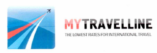 MYTRAVELLINE THE LOWEST RATES FOR INTERNATIONAL TRAVEL logo