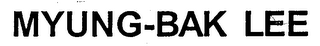 MYUNG-BAK LEE logo