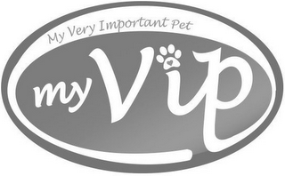 MYVIP MY VERY IMPORTANT PET logo