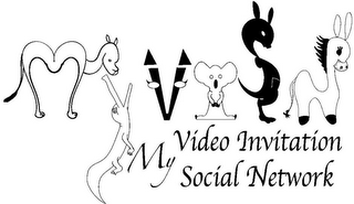 MYVISN MY VIDEO INVITATION SOCIAL NETWORK logo