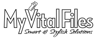 MYVITALFILES SMART & STYLISH SOLUTIONS logo