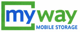 MYWAY MOBILE STORAGE logo