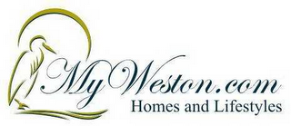 MYWESTON.COM HOMES AND LIFESTYLES logo