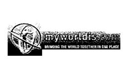 MYWORLDIS.COM BRINGING THE WORLD TOGETHER IN ONE PLACE logo