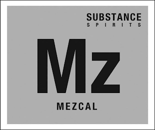 MZ MEZCAL SUBSTANCE SPIRITS logo
