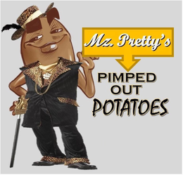 MZ. PRETTY'S PIMPED OUT POTATOES logo