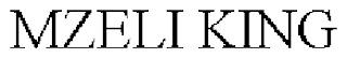 MZELI KING logo