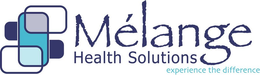 MÉLANGE HEALTH SOLUTIONS EXPERIENCE THE DIFFERENCE logo