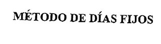 MÉTODO DE DÍAS FIJOS logo