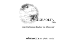 MÌSHAOLTA NOT OF THIS WORLD logo