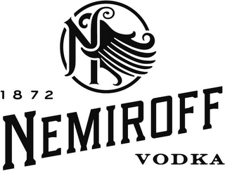 N 1872 NEMIROFF VODKA logo