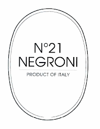 N° 21 NEGRONI PRODUCT OF ITALY logo