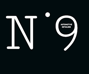 N ° 9 AUTOMOTIVE DETAILING logo