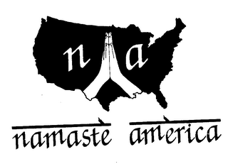 N A NAMASTE AMERICA logo
