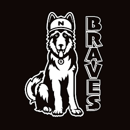 N B BRAVES logo