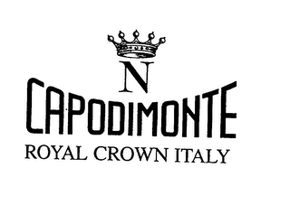 N CAPODIMONTE ROYAL CROWN ITALY logo