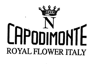 N CAPODIMONTE ROYAL FLOWER ITALY logo
