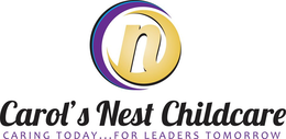 N CAROL'S NEST CHILDCARE CARING TODAY...FOR LEADERS TOMORROW logo