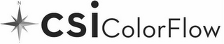 N CSI COLORFLOW logo