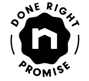 N DONE RIGHT PROMISE logo