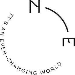 N E IT'S AN EVER - CHANGING WORLD logo