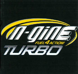 N-GINE FUEL 4 ACTION! TURBO logo