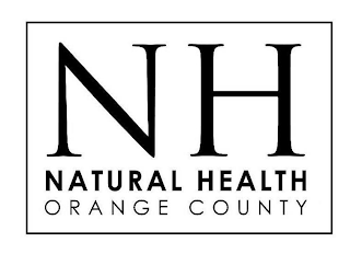 N H NATURAL HEALTH ORANGE COUNTY logo