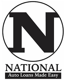 N NATIONAL AUTO LOANS MADE EASY logo