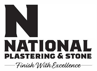 N NATIONAL PLASTERING & STONE FINISH WITH EXCELLENCE logo