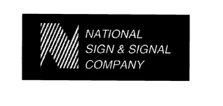 N NATIONAL SIGN & SIGNAL COMPANY logo
