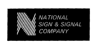 N NATIONAL SIGN & SIGNAL COMPANY logo