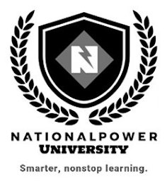 N NATIONALPOWER UNIVERSITY SMARTER, NONSTOP LEARNING. logo