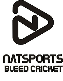 N NATSPORTS BLEED CRICKET logo