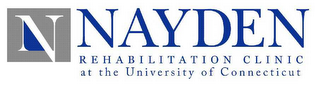 N NAYDEN REHABILITATION CLINIC AT THE UNIVERSITY OF CONNECTICUT logo