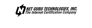 N NET GURU TECHNOLOGIES, INC. THE INTERNET CERTIFICATION COMPANY logo