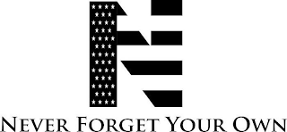 N NEVER FORGET YOUR OWN logo