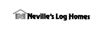 N NEVILLE'S LOG HOMES logo