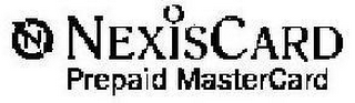 N NEXISCARD PREPAID MASTERCARD logo