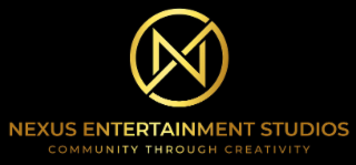 N NEXUS ENTERTAINMENT STUDIOS COMMUNITY THROUGH CREATIVITY logo