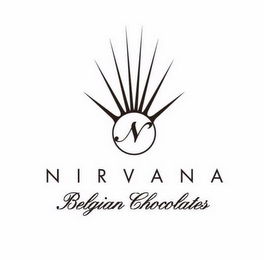 N NIRVANA BELGIAN CHOCOLATES logo