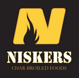 N NISKERS CHAR-BROILED FOODS logo