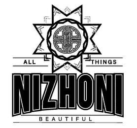 N NIZHONI ALL THINGS BEAUTIFUL logo