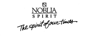 N NOBLIA SPIRIT THE SPIRIT OF OUR TIMES logo