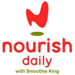 N NOURISH DAILY WITH SMOOTHIE KING logo