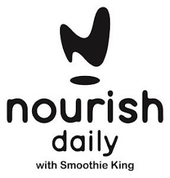 N NOURISH DAILY WITH SMOOTHIE KING logo